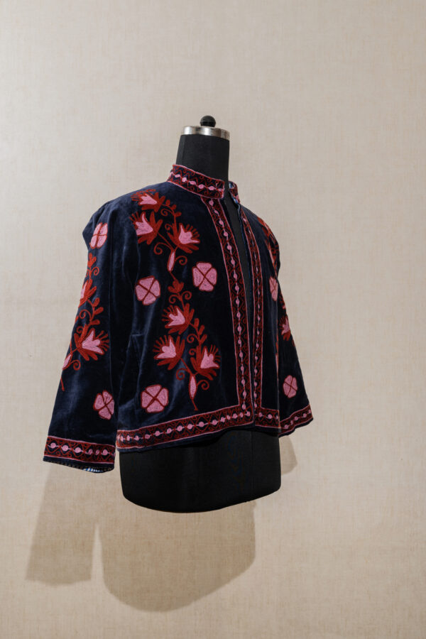 Velvet Suzani Long Jacket