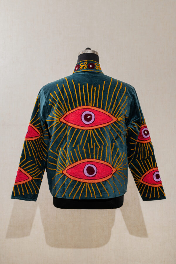 AMP-5361 Velvet Suzani Long Jacket