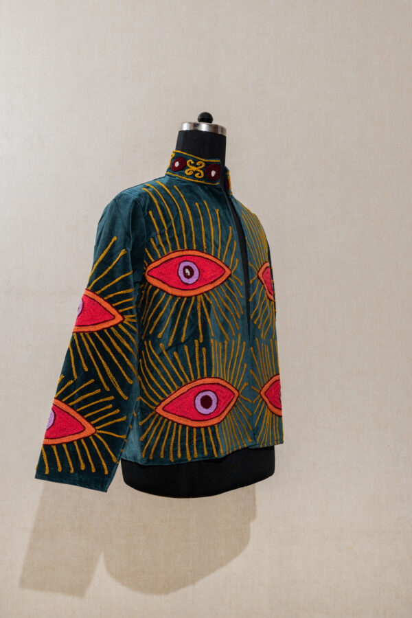 AMP-5362 Velvet Suzani Long Jacket