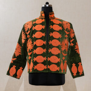 Velvet Suzani Long Jacket