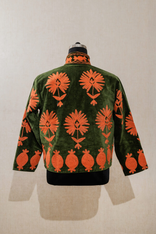 Velvet Suzani Long Jacket