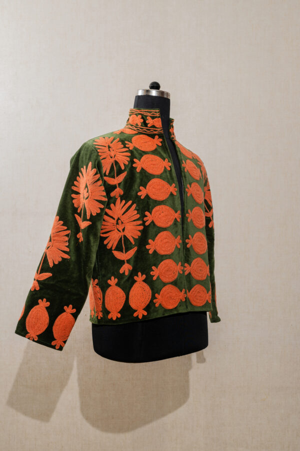 Velvet Suzani Long Jacket