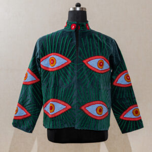 Velvet Suzani Long Jacket