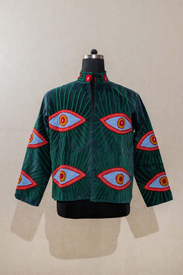 Velvet Suzani Long Jacket