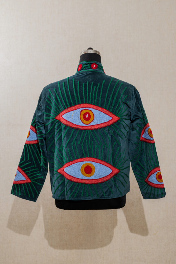 Velvet Suzani Long Jacket