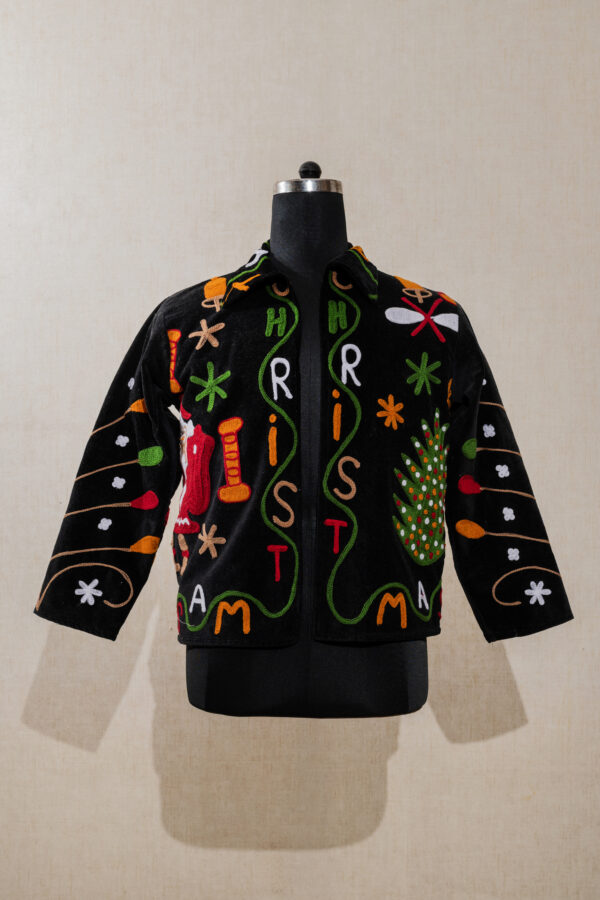 Velvet Suzani Long Jacket