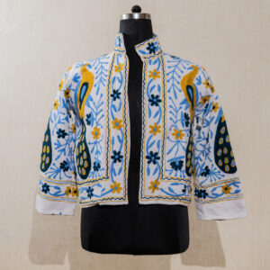 Velvet Suzani Long Jacket