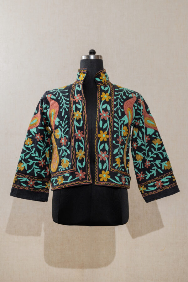 Velvet Suzani Long Jacket