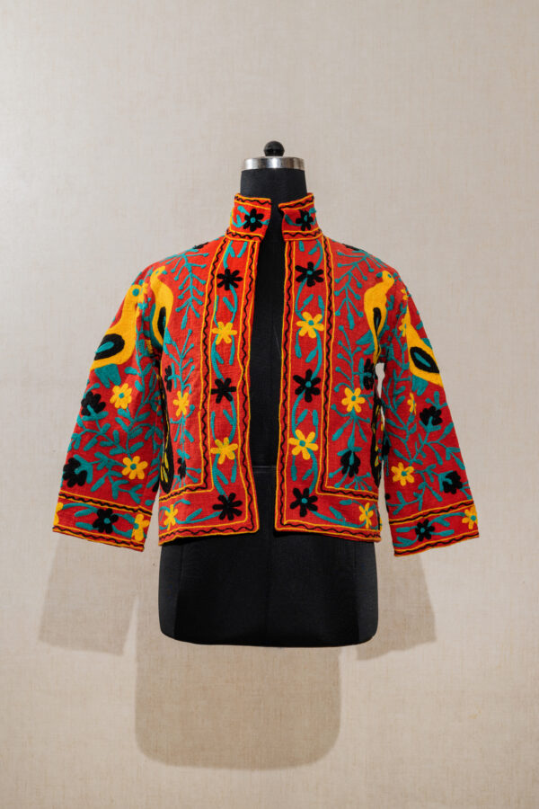 Velvet Suzani Long Jacket