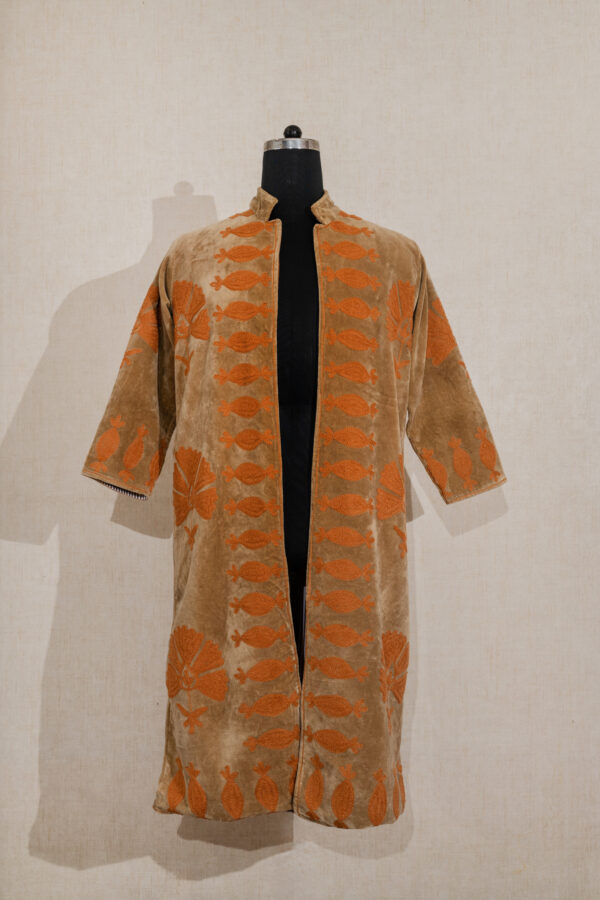 Velvet Suzani Long Jacket