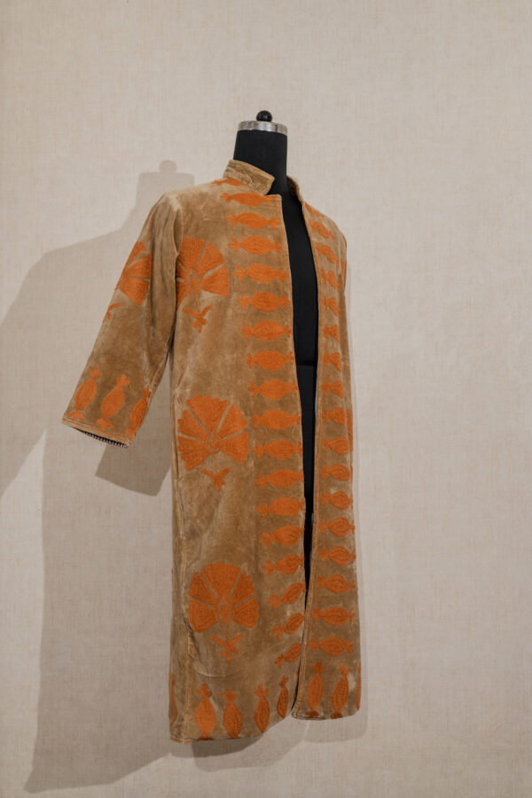 Velvet Suzani Long Jacket