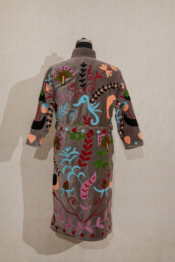 Velvet Suzani Long Jacket