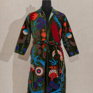 Velvet Suzani Long Jacket