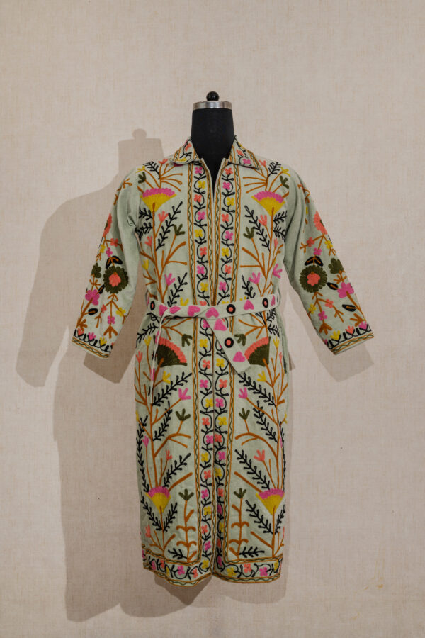 Velvet Suzani Long Jacket