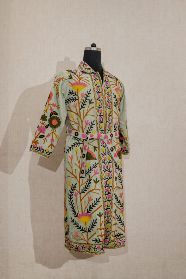 Velvet Suzani Long Jacket