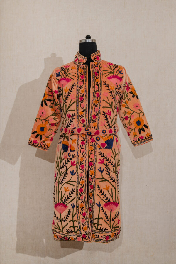 Velvet Suzani Long Jacket